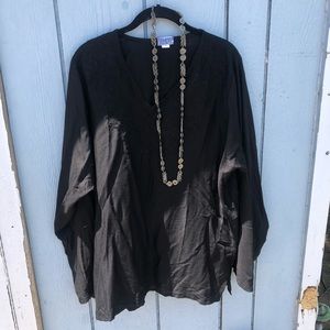 Black Embroidery Top